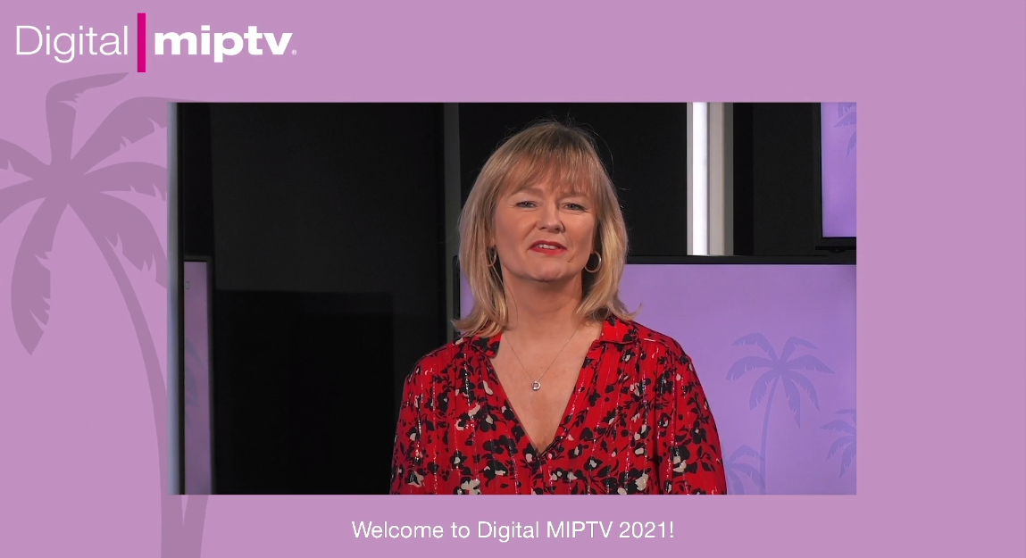 Lucy Smith, MIPTV Director opens officially the 2021 edition